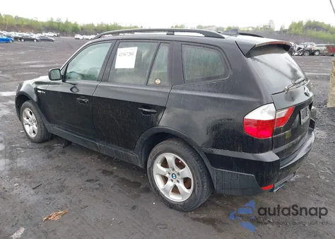 2007 BMW X3 3.0Si z USA, uszkodzony, nr VIN WBXPC93417WF17152